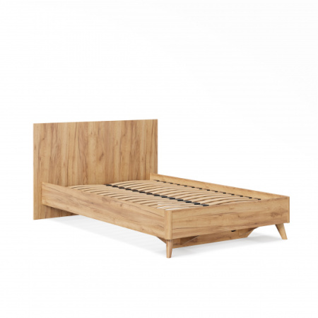 Марта-2 Кровать 1200 с кроватным основанием (Дуб золотой)