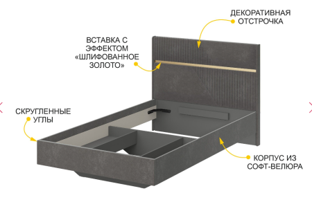Кровать Монако 902.03