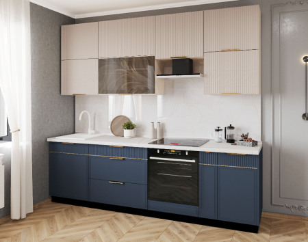 Кухонный гарнитур с витриной Флоренция 108 210 Кухонный гарнитур с витриной Флоренция 108 210