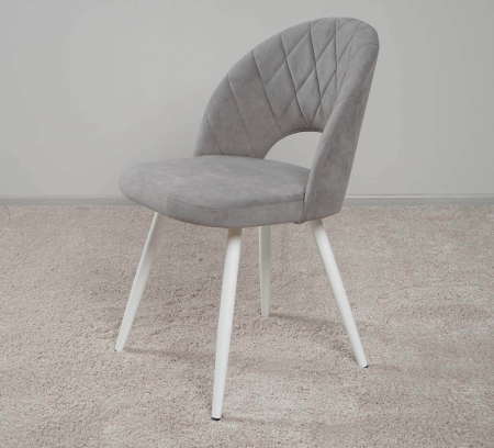 Стул Велюр Статус Десерт светло-серый