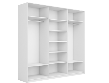 Шкаф-купе Прайм 3-х дверный (Стекло Пудра)