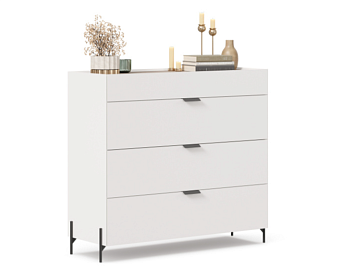 Лайт Комод 1200 (Белый/Дуб Маувелла)