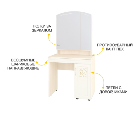 Туалетный столик Тиффани 93.30