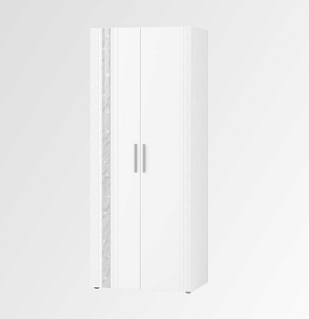 Шкаф для одежды с полками и штангой (лев/прав) Николь 901.43