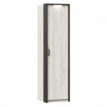 Техно Шкаф одностворчатый с паспарту (Дуб Крафт белый) Техно Шкаф одностворчатый с паспарту (Дуб Крафт белый)