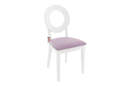 Стул из массива Коломбо с жёсткой спинкой 