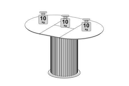 Стол обеденный раздвижной  (Оникс Серый/Дуб Тортуга)