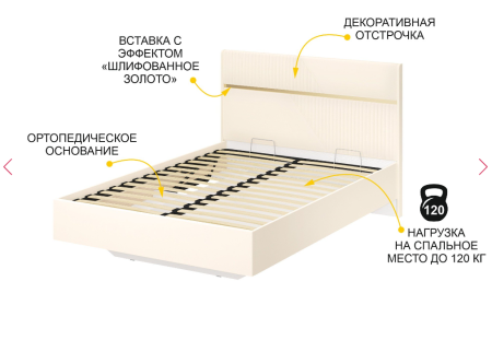 Кровать с подъемным механизмом Монако 903.31 Кровать с подъемным механизмом Монако 903.31