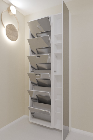 Шкафы 6-секционные Люкс Дуэт Люкс зеркало