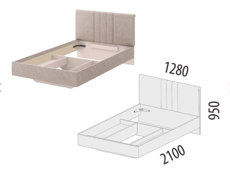 Каркас кровати Флоренция 905.03