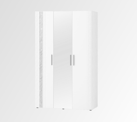 Шкаф трехдверный с зеркалом (лев/прав) Николь 901.12