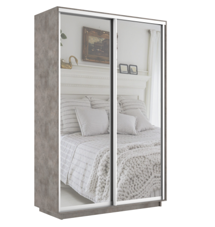 Шкаф-купе Экспресс 2-х дверный (Зеркало)