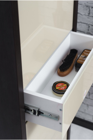 Обувница Люкс стекло капучино Шкафы 5-ти секционные Плюс