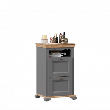 Амели Тумба для обуви (Оникс Серый/Дуб Тортуга)