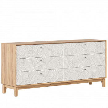 Ройбен Тумба 1800 (Дуб золотой/Белый) Ройбен Тумба 1800 (Дуб золотой/Белый)