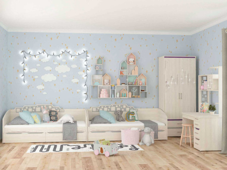 Набор мебели для детской Мегаполис 15