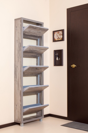 Обувница Люкс фасад ЛДСП Шкафы 5-ти секционный