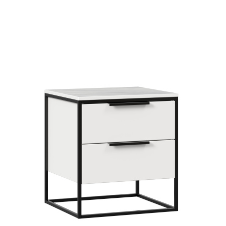 Норд Тумба прикроватная (Белый/Статуарио) Норд Тумба прикроватная (Белый/Статуарио)