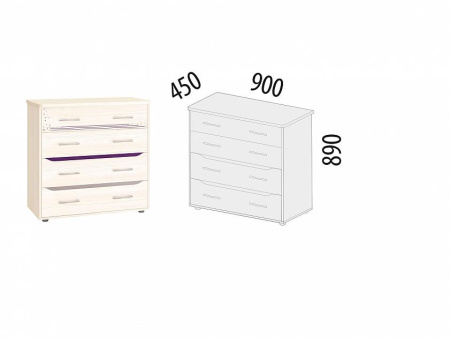 Комод Мегаполис 55.09.1 Комод Мегаполис 55.09.1