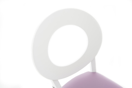 Стул из массива Коломбо с жёсткой спинкой 