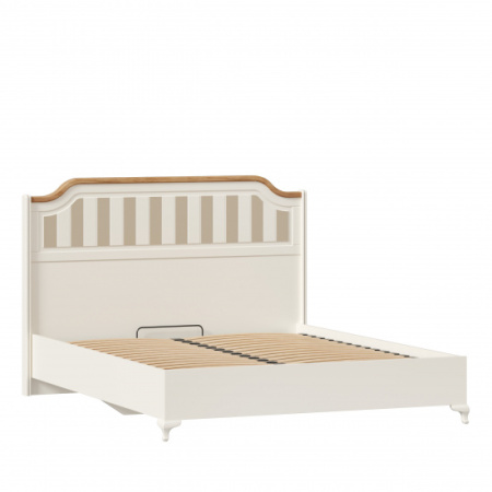 Вилладжио Кровать двуспальная 1800 (Алебастр/Дуб Золотой)