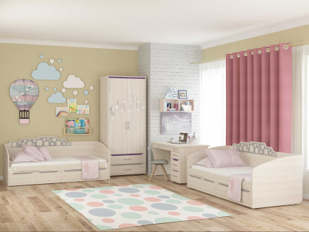 Набор мебели для детской Мегаполис 17