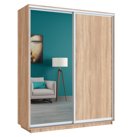 Широкий Экспресс 2-х дверный (Зеркало, ЛДСП)