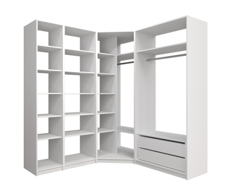 Угловая гардеробная система Локер