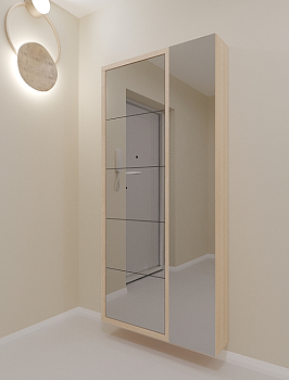 Шкаф 5-секционный Люкс Дуэт Люкс зеркало