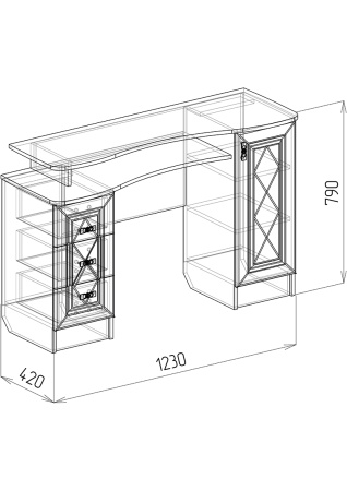 Туалетный стол(Флоренция)