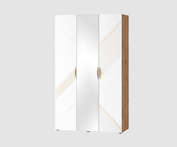 Шкаф трехдверный с зеркалом Монако 903.12 Шкаф трехдверный с зеркалом Монако 903.12