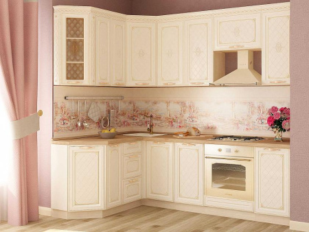  Кухонный гарнитур угловой Милана 17 (ширина 160х240 см)