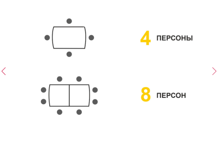 Обеденный стол Орфей 24.4 (01) Белый шпон
