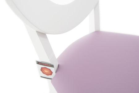 Стул из массива Коломбо с жёсткой спинкой 