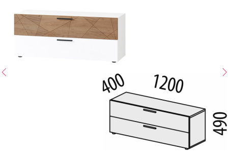 ТВ-тумба Джерси 601.01