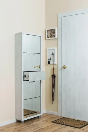 Обувница Люкс фасад зеркало Шкафы 4-х секционные Плюс Обувница Люкс фасад зеркало Шкафы 4-х секционные Плюс