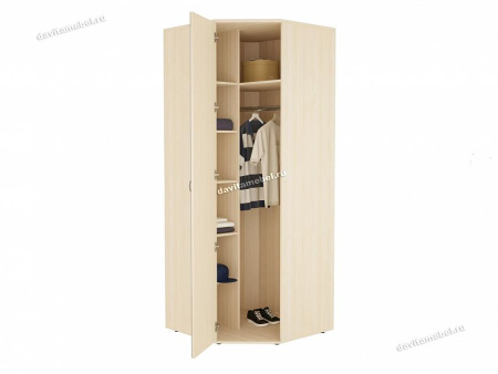 Шкаф угловой с зеркалом (лев/прав) Соната 98.09