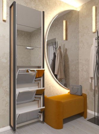 Шкаф 6-ти секционный Комфорт Комфорт зеркало