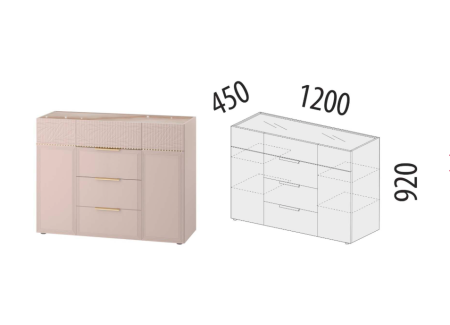 Тумба-комод Флоренция 904.23