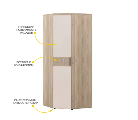 Шкаф угловой  900.08