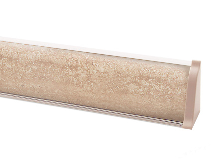 Плинтус (с заглушками) ПЛ 113.1.300 Слоновая кость Премиум