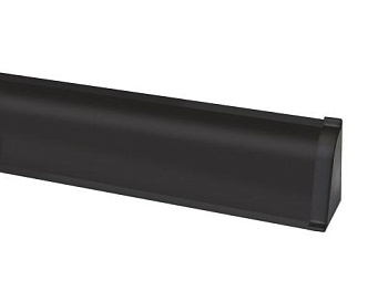 Плинтус (с заглушками) ПЛ 117.1.150 Черный