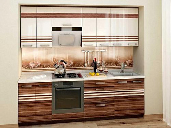 Кухонный гарнитур Рио 9 (ширина 240 см)  Кухонный гарнитур Рио 9 (ширина 240 см)