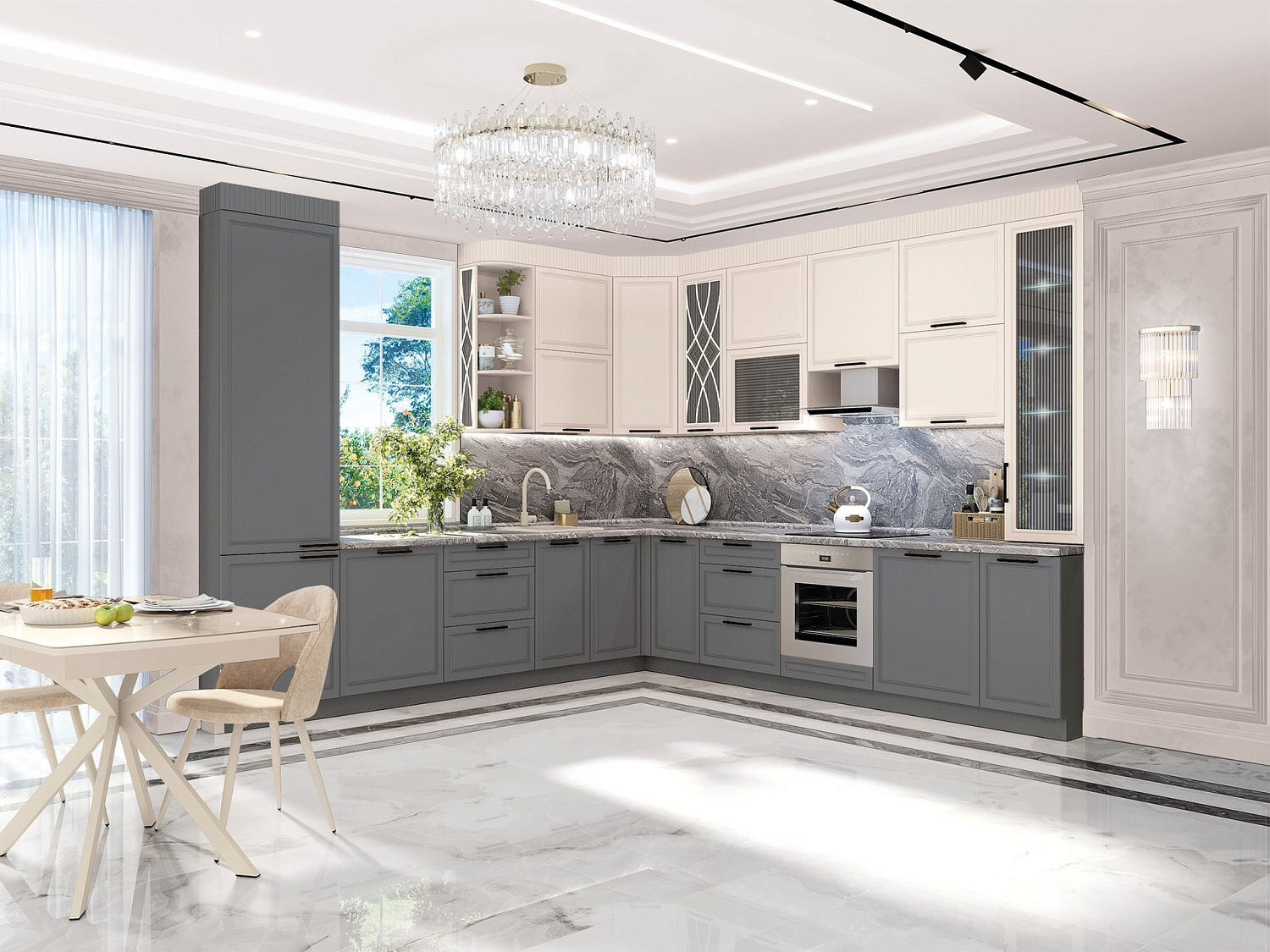 Современная кухня в 2026 году — это практичность, продуманная функциональность и визуальная легкость.