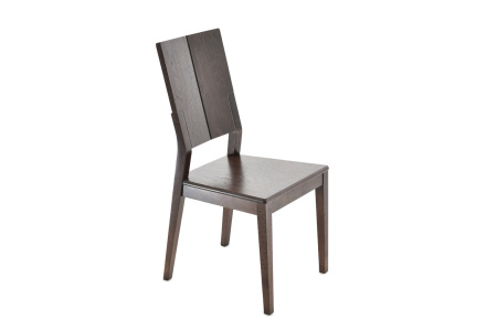 Стул из массива Крафт с жёсткой спинкой и сиденьем