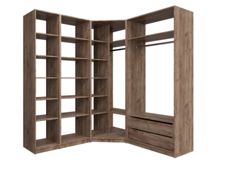 Угловая гардеробная система Локер