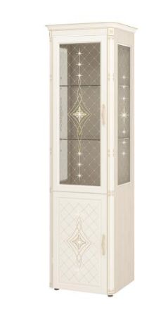 Шкаф-витрина (сервант) с колоннами (лев/прав) 32.08