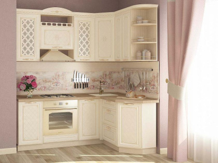  Кухонный гарнитур угловой Милана 14 (ширина 200х150 см)