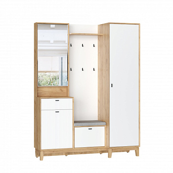 Бари Прихожая 1600 (Дуб золотой) Бари Прихожая 1600 (Дуб золотой)