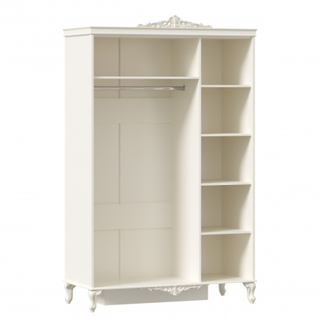 Маркиза Шкаф трехстворчатый (Алебастр)